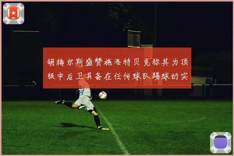 胡梅尔斯盛赞施洛特贝克称其为顶级中后卫具备在任何球队踢球的实力